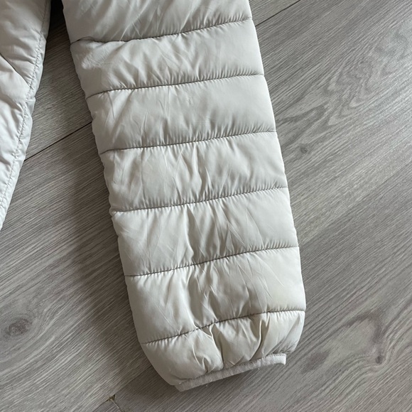 Mavi Light Gray Quilted Puffer Jacket - Size Large - Picture 6 of 10